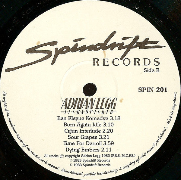 Adrian Legg : Technopicker (LP, Album)