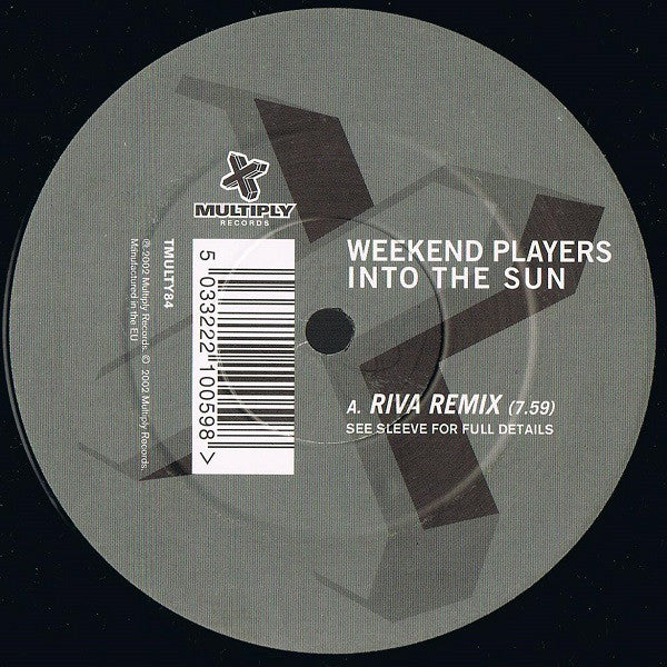 Weekend Players : Into The Sun (12", Single)