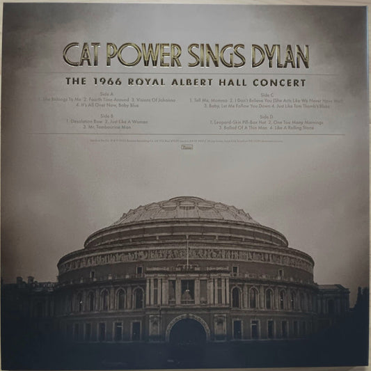 Cat Power : Sings Dylan (The 1966 Royal Albert Hall Concert) (2xLP, Album, Whi)