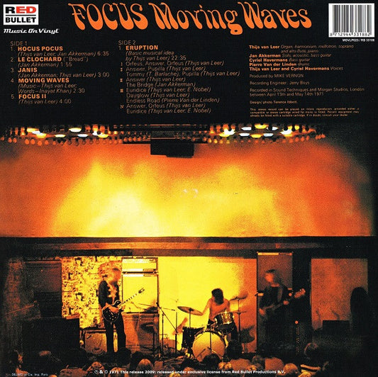 Focus (2) : Moving Waves (LP, Album, RE, 180)