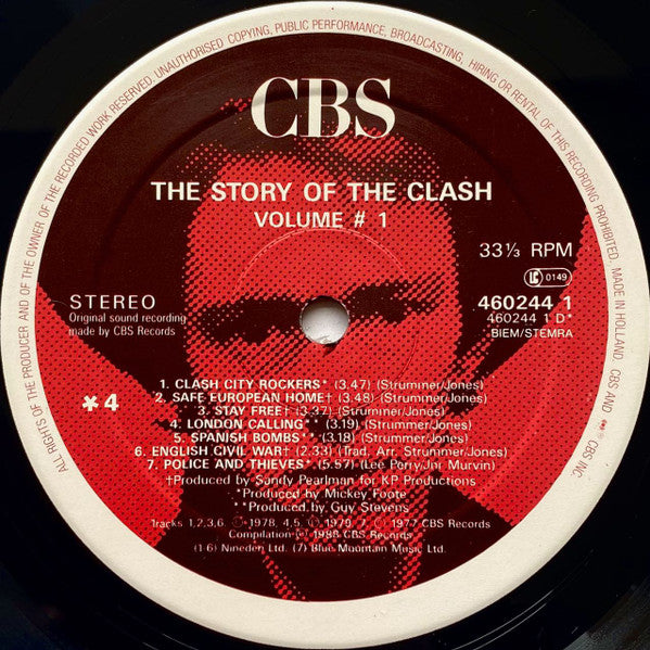 The Clash : The Story Of The Clash (Volume 1) (2xLP, Comp)