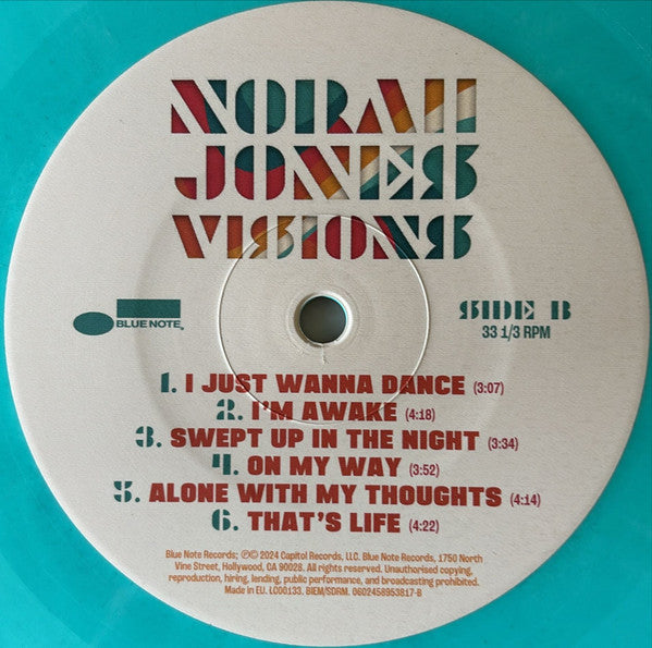 Norah Jones : Visions (LP, Album, Tea)