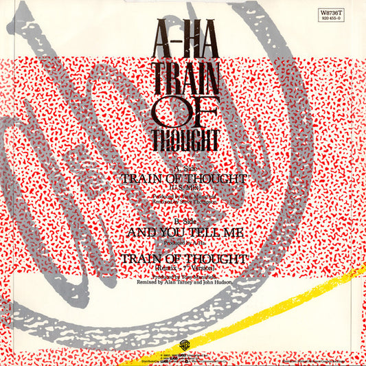 a-ha : Train Of Thought (12", Single, PRS)
