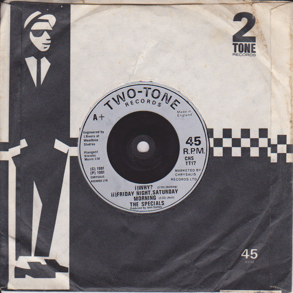 The Specials : Ghost Town (7", Single, Sil)
