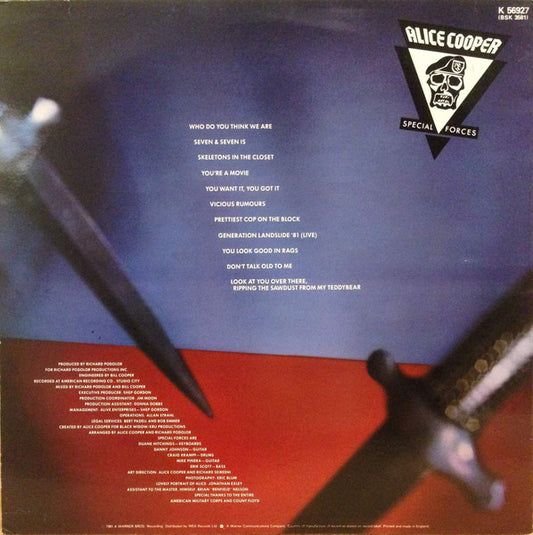 Alice Cooper (2) : Special Forces (LP, Album, Wes)