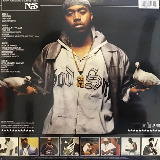 Nasir Jones : God's Son (2xLP, Album, RE, RM)