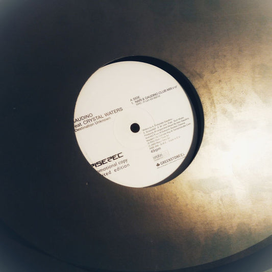Gaudino* Feat. Crystal Waters : Destination Unknown (12", Ltd, Promo)