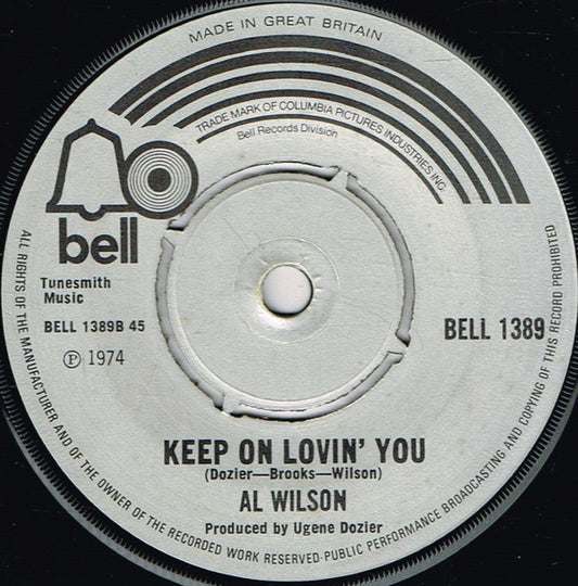 Al Wilson : La La Peace Song (7", Single)