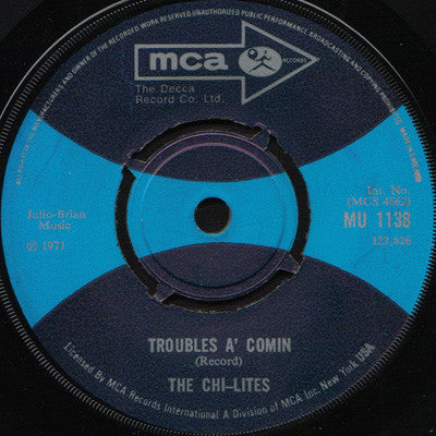 The Chi-Lites : (For God's Sake) Give More Power To The People (7", Single)