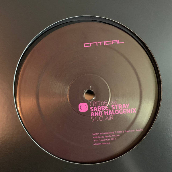 Sabre, Stray (8) And Halogenix : Oblique / St. Clair (12", RP)
