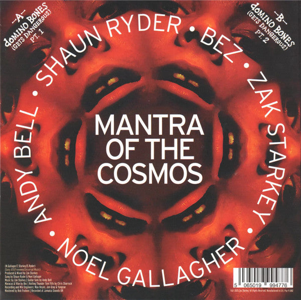 Mantra Of The Cosmos : Domino Bones (Gets Dangerous) (7", Single, Ltd, 500)