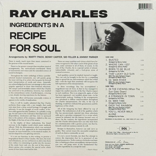 Ray Charles : Ingredients In A Recipe For Soul (LP, RE)