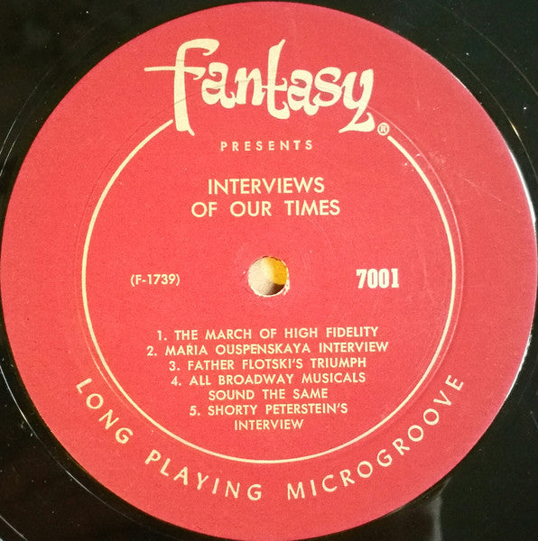 Lenny Bruce : Lenny Bruce's Interviews Of Our Times (LP)