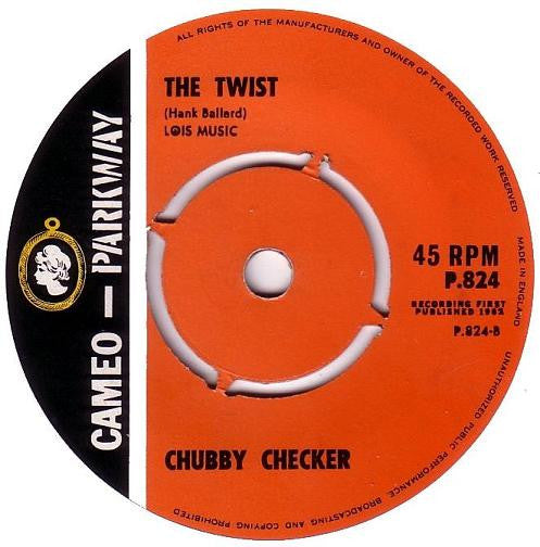 Chubby Checker : Let's Twist Again / The Twist (7", 4-P)