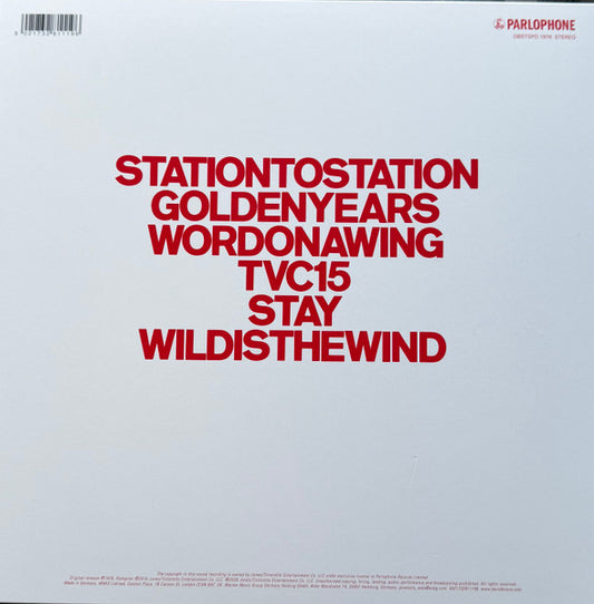 David Bowie : Station To Station (LP, Album, Pic, RE, 50t)