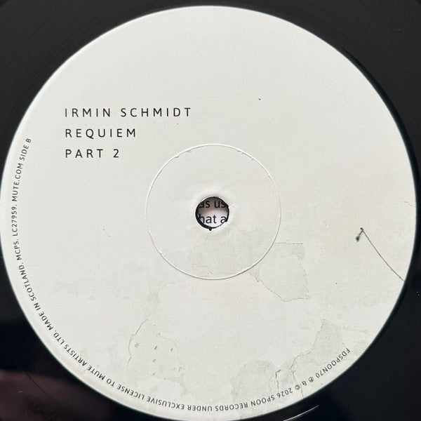 Irmin Schmidt : Requiem (LP, Album)