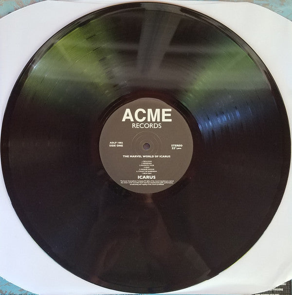 Icarus (9) : The Marvel World Of Icarus (LP, Album, RE, RM)