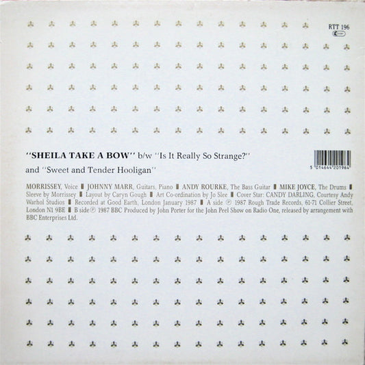The Smiths : Sheila Take A Bow (12", Single, CBS)