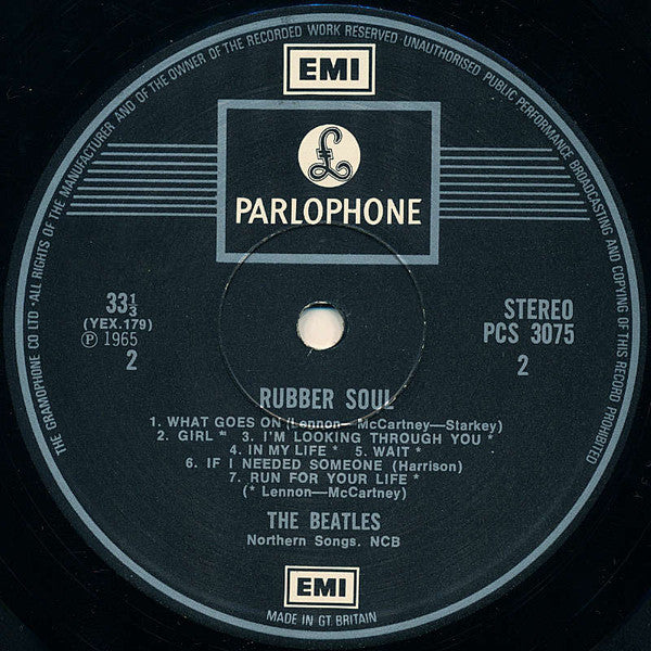 The Beatles : Rubber Soul (LP, Album, RE)