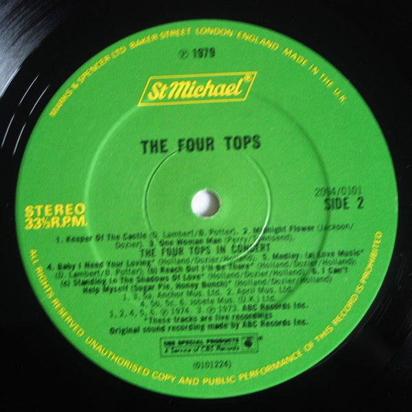 Four Tops : The Four Tops (LP, Comp)