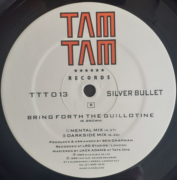 Silver Bullet : Bring Forth The Guillotine (12", Single)