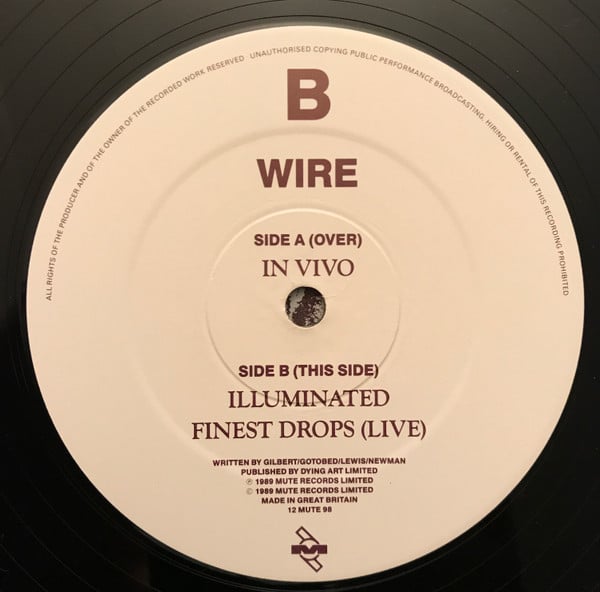 Wire : In Vivo (12", Single)