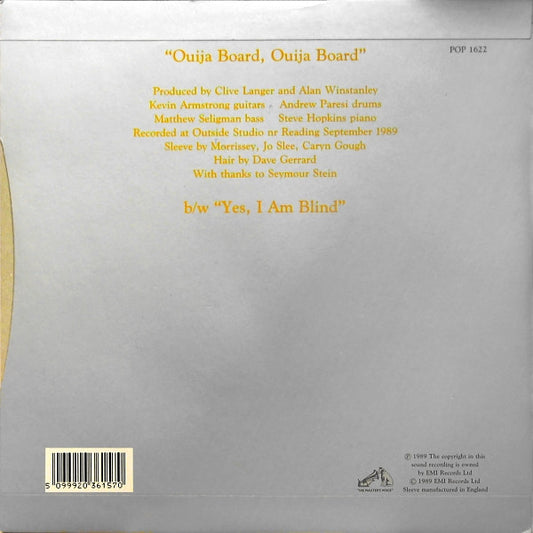 Morrissey : Ouija Board, Ouija Board (7", Single)