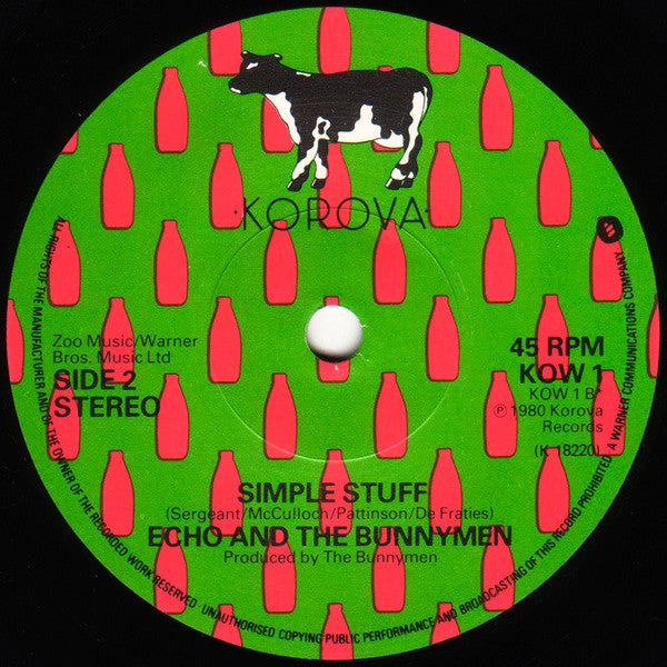 Echo & The Bunnymen : Rescue (7", Single)