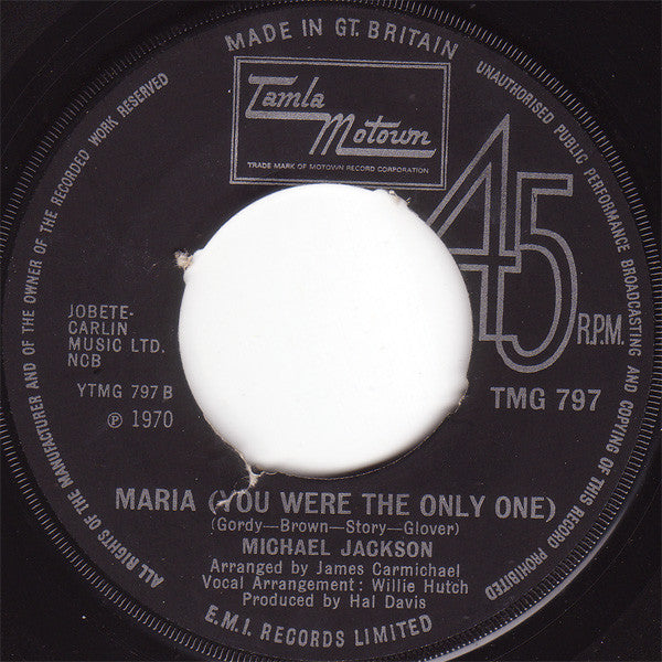 Michael Jackson : Got To Be There (7", Single, Pus)