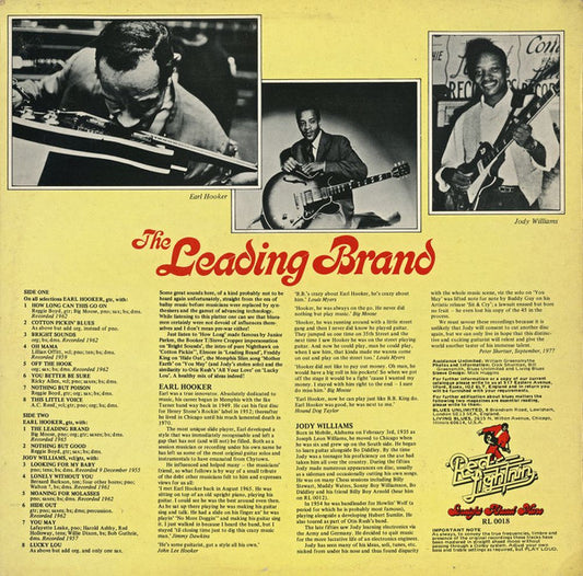 Earl Hooker / Jody Williams : The Leading Brand (LP, Comp)