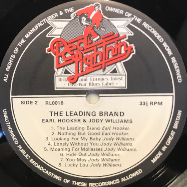 Earl Hooker / Jody Williams : The Leading Brand (LP, Comp)