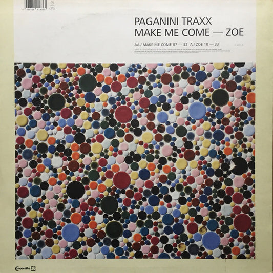 Paganini Traxx : Zoe / Make Me Come (12")