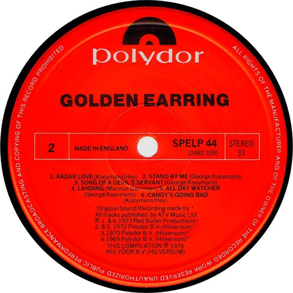 Golden Earring : Golden Earring (LP, Comp, RE)