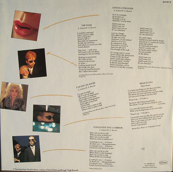Eurythmics : Sweet Dreams (Are Made Of This) (LP, Album, RP)