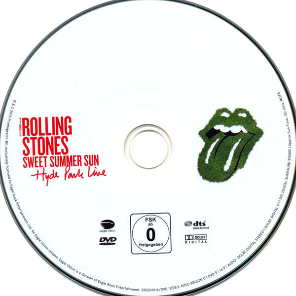 The Rolling Stones : Sweet Summer Sun - Hyde Park Live (2xCD, Album, Del + DVD-V, NTSC + Blu-ray)