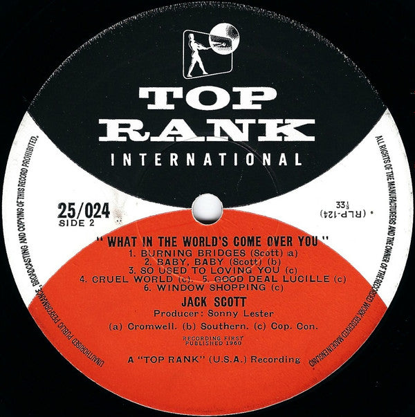 Jack Scott : What In The World's Come Over You (LP, Mono)