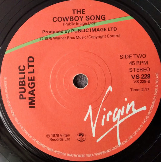 Public Image Ltd* : Public Image (7", Single)