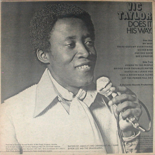 Vic Taylor : Does It His Way (LP, Album)