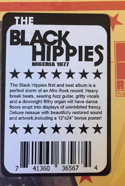 The Black Hippies : The Black Hippies (LP, Album, RE)