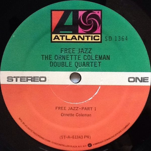 The Ornette Coleman Double Quartet : Free Jazz - A Collective Improvisation By (LP, Album, RE, Gat)