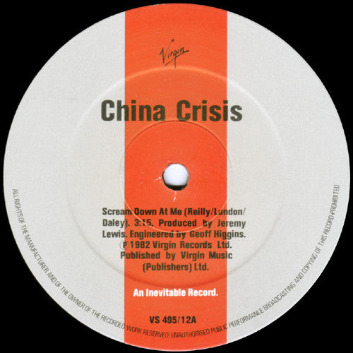 China Crisis : Scream Down At Me (12")