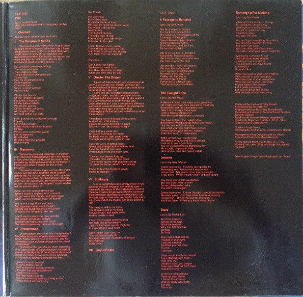 Rush : 2112 (LP, Album, Gat)