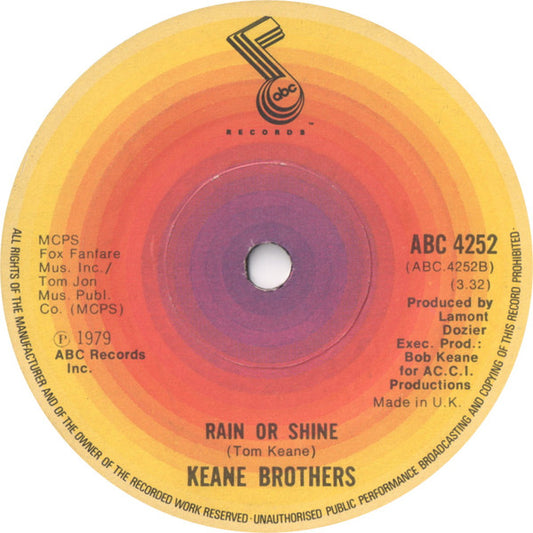 Keane Brothers : Dancin' In The Moonlight (7", Single)