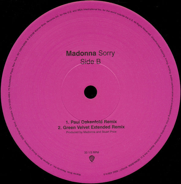 Madonna : Sorry (12")