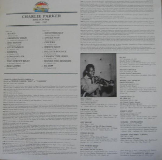 Charlie Parker : Birth Of Be Bop (LP, Comp)
