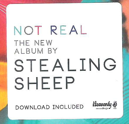 Stealing Sheep : Not Real (LP, Album, Ltd, Aqu)