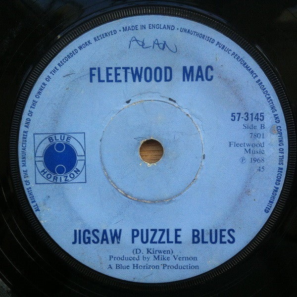 Fleetwood Mac : Albatross / Jigsaw Puzzle Blues (7", Single, Sol)