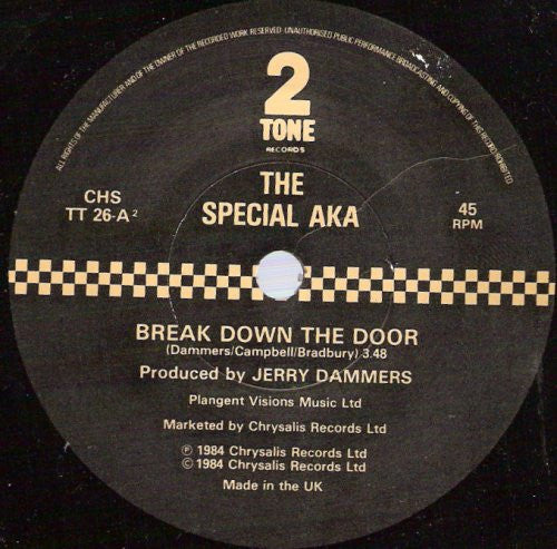The Special AKA : Nelson Mandela c/w Break Down The Door! (7", Single, Pap)