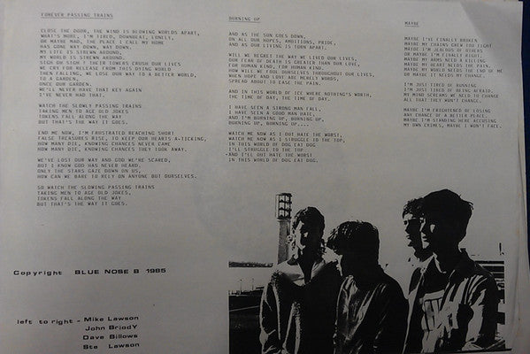 Blue Nose B : Forever Passing Trains (12", Single)