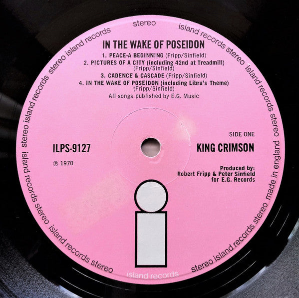 King Crimson : In The Wake Of Poseidon (LP, Album, Tex)